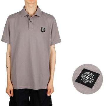 Stone Island Logo Patch Polo Short Sleeve T-Shirt V0092 77331946