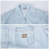 Miu Miu Chambray Denim Shirt 76316897 [P]