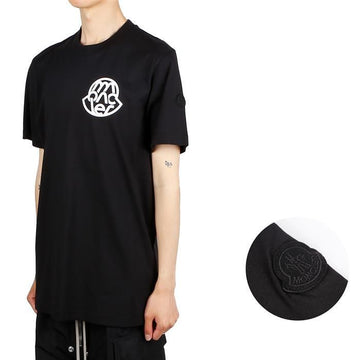 MONCLER T-Shirt mit Logo 8C00046 89AJS 998 77332028