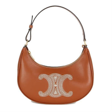 CELINE トリオペ 刺繍ロゴ スムース カーフスキン アババッグ 193953EFS 04LU 101476127