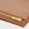 Celine Jewelry Pouch Triomphe Canvas Calfskin 126775989 [P]