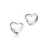 TIFFANY & CO オープンハートスタッドイヤリング シルバー 11mm 12270062 126801198 [P]
