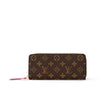 LOUIS VUITTON Clemence Wallet Monogram Fuchsia M60742 126801555 [P]