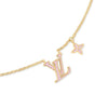 Louis Vuitton Iconic Enamel Necklace Pink M01215 126801860 [P]
