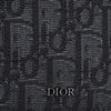 Dior Black Compact Wallet Oblique Jacquard 2OBBH027YSE H03E 126804430 [P]