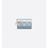 Dior Lady Bloom Card Holder Blue Patent 126804597 [P]