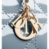 Dior Lady Bloom Card Holder Blue Patent 126804597 [P]