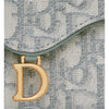 Dior Saddle Lotus Wallet Gray 126804931 [P]