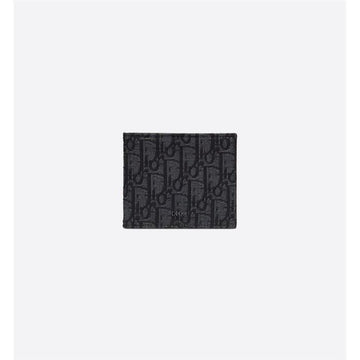 Dior Wallet Black Oblique Jacquard 2OBBH027YSE_H03E 126804968 [P]