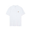 MAISON KITSUNE ユニセックスフォックスヘッドパッチレギュラーポロシャツ ホワイト LM00208KJ7002-P100 126807401 [P]