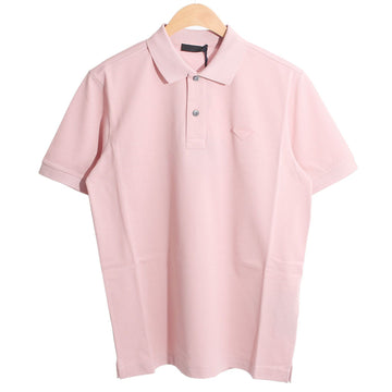 PRADA 三角ロゴ コットン PK シャツ カラティ ピンク UJN444 XGS F0028 126831292