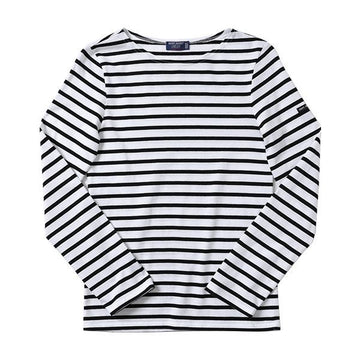 Saint James 9858 NEIGE NOIR Unisex Long Sleeve T-Shirt 39483107