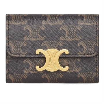 CELINE Triomphe Münzkompaktbörse - Triomphe Canvas 10I652DS3 04LU 126936850