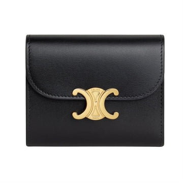 Celine Small Triomphe Flap Wallet - Shiny Calfskin 10D783DPV 38NO 126936882