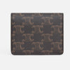 Celine Triomphe Business Card Holder - Triomphe Canvas Lambskin 10N062DB7 04LU 126936904 [P]