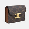 Celine Triomphe Business Card Holder - Triomphe Canvas Lambskin 10N062DB7 04LU 126936904 [P]