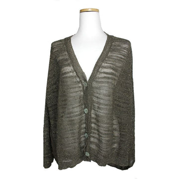 CALATURA Glitter-Strickcardigan in Olivgrün 66 77 126937179