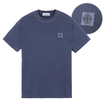 Stone Island Stone Chest Logo Patch T-Shirt Blue 741523757 V0124 144259124