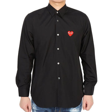 COMME DES GARCONS レッドワッペンシャツAX B002 051 1 127034685