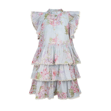 ZIMMERMANN キッズフリルスウィングフローラルドレス 9491DSS241 127039470