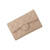 CHANEL Classic Caviar Gold CC Logo Small Wallet 34423 127042629 [P]