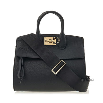 Salvatore Ferragamo 21 4493 NERO 0763095 FW24 Medium Studio Tote Bag 127066800