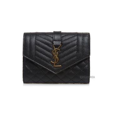 SAINT LAURENT Monogram Kompakt-Geldbörse für Damen BOW91 1000 127067487