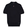 KITON Herren Half-Zip Polo-Shirt K5 BLACK SS25 127068469 [P]