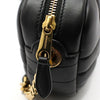 Burberry Black Leather Gold TB Logo Lola Mini Camera Crossbody Bag 80608361 127113832 [P]
