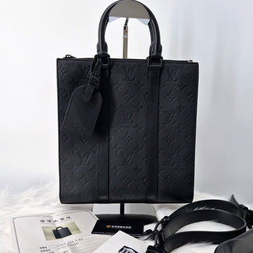 LOUIS VUITTON Taurillon Monogram Sac Plat Tote Bag & Crossbody Bag 127174979