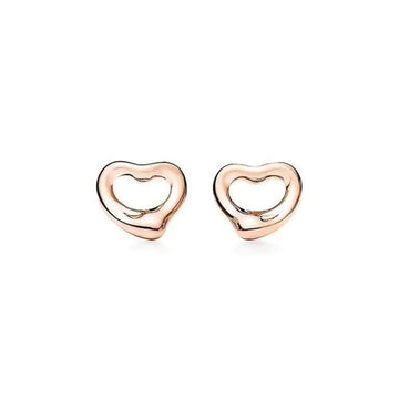 Tiffany & Co Open Heart Earrings 18k Rose Gold 60957371 127216655