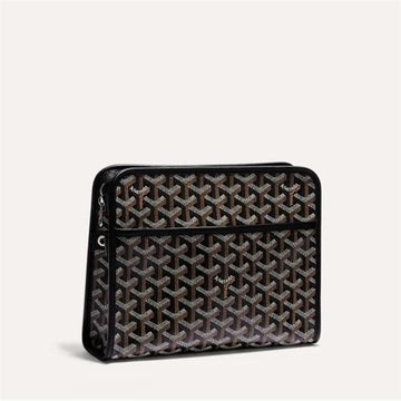 Goyard Jouvence Pouch Bag MM Black 127216670