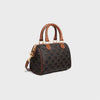 Celine Small Boston Triomphe Canvas Calfskin 127226971 [P]