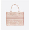 Dior Book Tote Medium Bag Ecru Pink 127226984 [P]