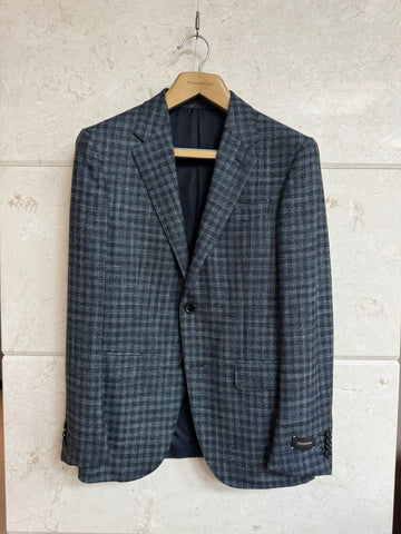 ZEGNA Tailored Milano Fit Karomuster Blazerjacke 48 127306257