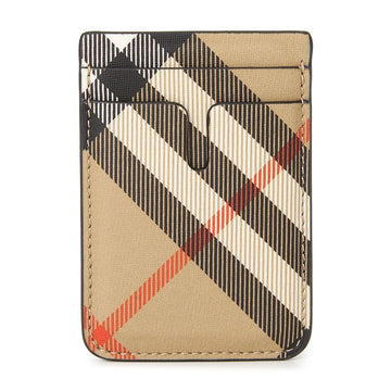 Burberry Check Men's Magnetic Card Holder 127307661