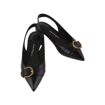 Salvatore Ferragamo Gaiola Gancini Slingback 0693533 5 Size 34435-6 127310799