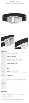 SAINT LAURENT CARRE Lederarmband Produktnummer: 558104 BOO0E 1000 30113325 [P]