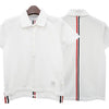 THOM BROWNE 25SS Women's Classic Back Logo Three-Stripes Polo T-Shirt 127014871 [P]