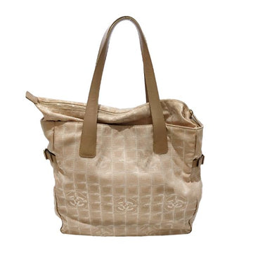 CHANEL New Travel Line Nylon Beige Tote Bag 123199789