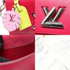 LOUIS VUITTON M56131 Grenade Epi Leder Silberfarben Twist MM Top Handle Kette 2WAY 127391274 [P]