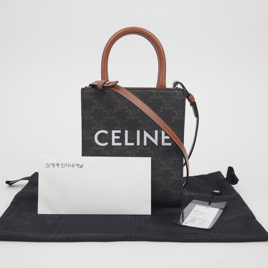 CELINE Vertikale Mini Tote Schultertasche 126923057 [P]