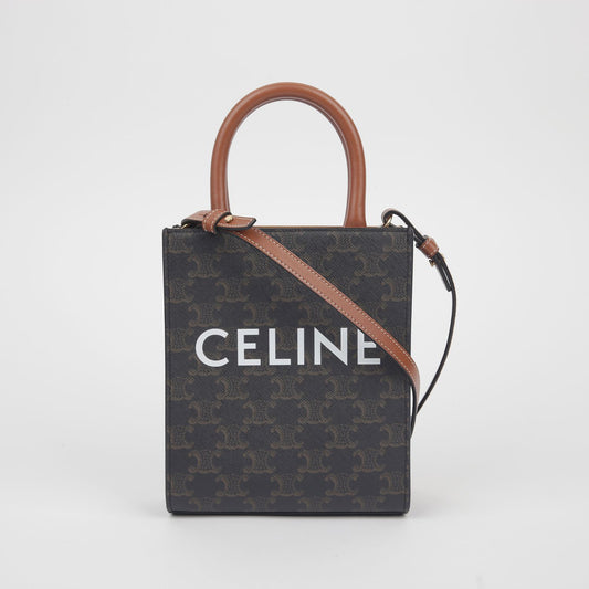 CELINE Vertikale Mini Tote Schultertasche 126923057 [P]