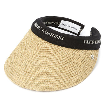 HELEN KAMINSKI Bianca HAT50265 NATURAL BLACK LOGO Visiermütze 33638381