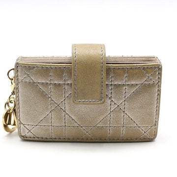 Dior Lady Jasmine Cannage Accordion Card Holder 127393628