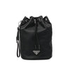 Prada Triangle Logo Re-Nylon Drawstring Bucket Pouch Bag 91696174 [P]