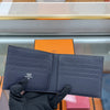 Hermes Crocodile Wani Wallet Navy 127458149 [P]