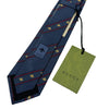 Gucci Bee Tie 451528 4E002 4574 Navy 127476295 [P]