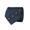 Gucci Bee Tie 451528 4E002 4574 Navy 127476295 [P]