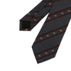 Gucci Bee Tie Gray 451528 4E002 1274 127476399 [P]